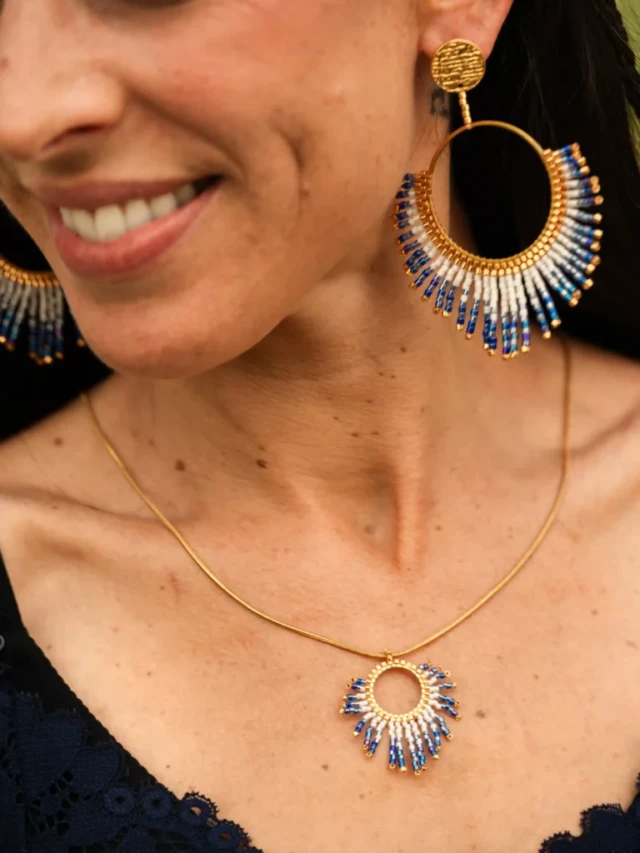 valdyria.com - Boucles D’oreilles Pendantes Mira Obscura