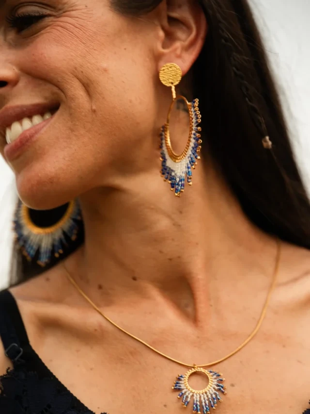 valdyria.com - Boucles D’oreilles Pendantes Mira Obscura