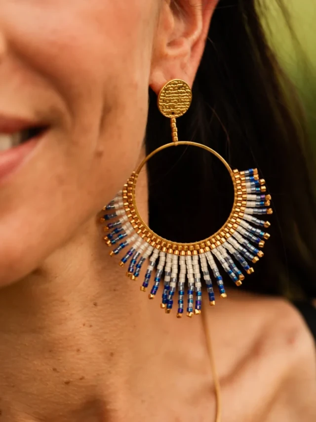valdyria.com - Boucles D’oreilles Pendantes Mira Obscura