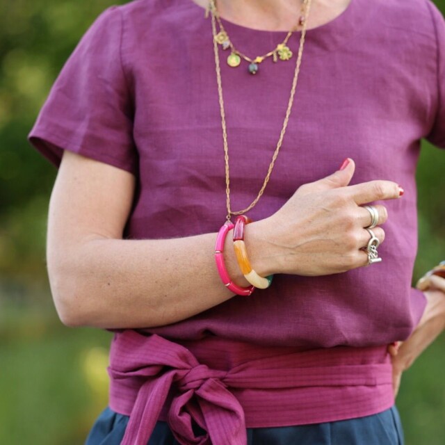 mile mila - Bracelet Halo Braise Précieuse – Lot de 2
