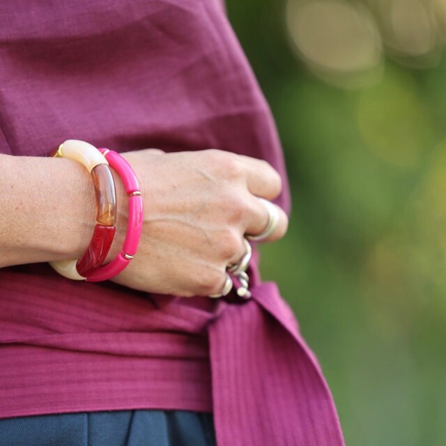 mile mila - Bracelet Halo Braise Précieuse – Lot de 2
