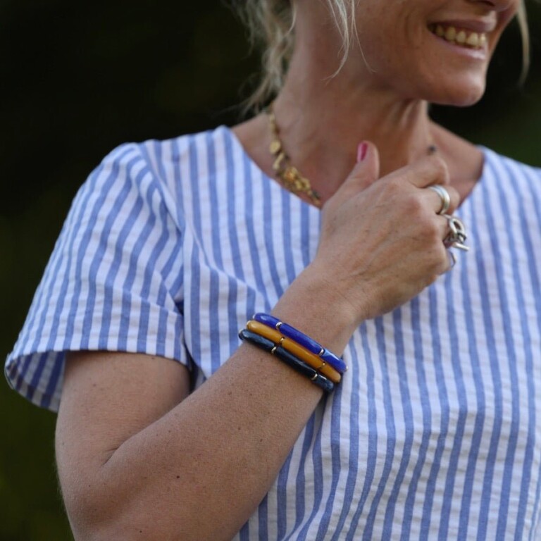 mile mila - Bracelet Halo Éclat du Désert – Lot de 3