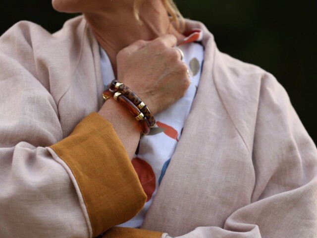bracelet halo eclat fauve lot de 2 2683412 mile mila - Bracelet Halo Éclat Fauve – Lot de 2