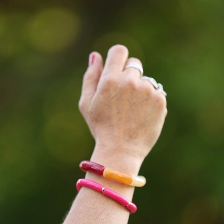 mile mila - Bracelet Halo Jardin d'Ambre – Lot de 2