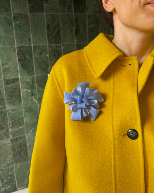 Ciléa Bijoux - Broche Ambre – Bleuet