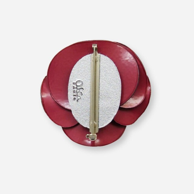 Ciléa Paris - Broche Pensée - Grand – Vert