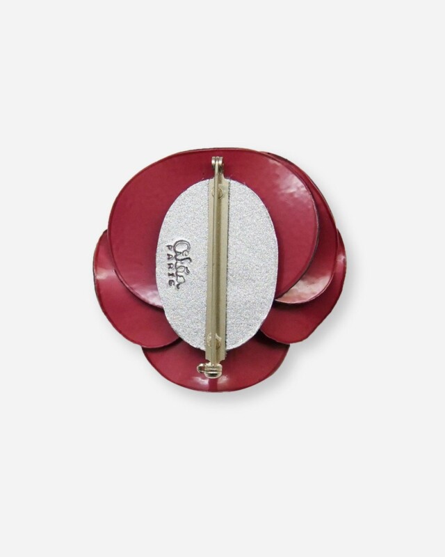 Ciléa Paris - Broche Pensée - Grand – Vert