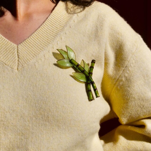 Ciléa Bijoux - Broche Bambou