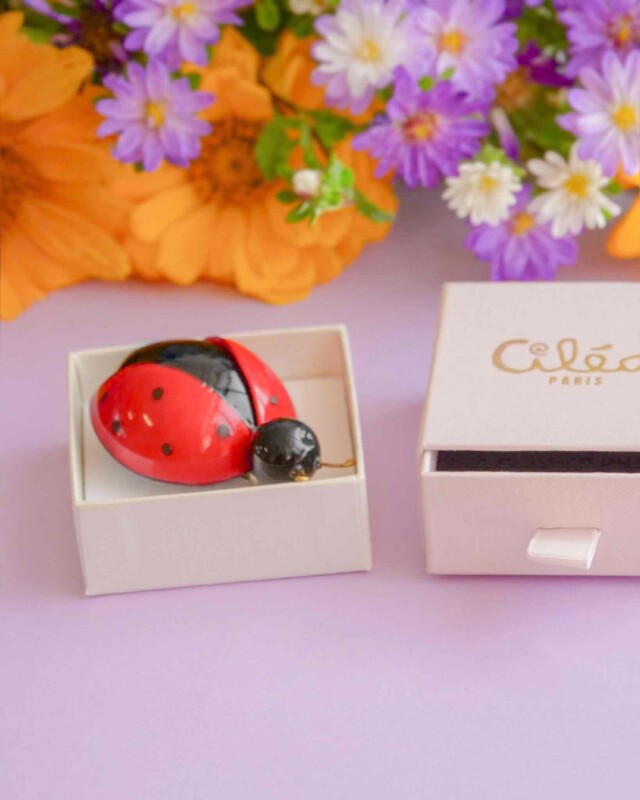 Ciléa Paris - Broche coccinelle Belle - 3 tailles – Petit