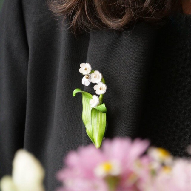Ciléa Paris - Broche Muguet – Sans / Grand