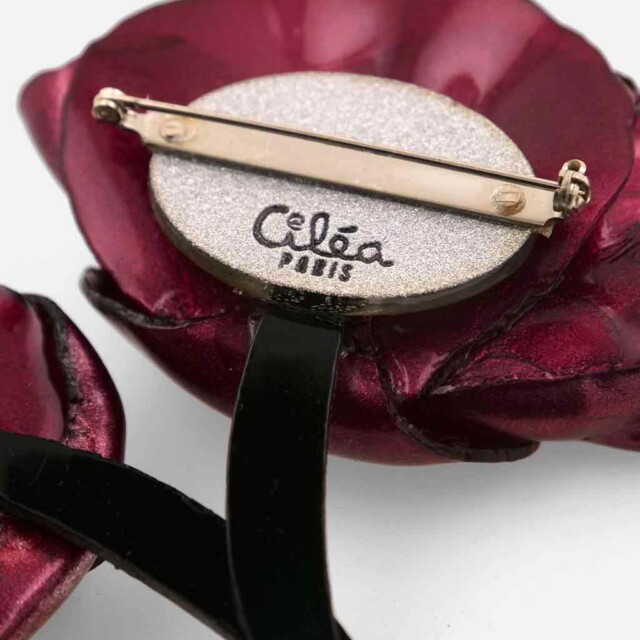 Ciléa Paris - Broche Agnès – Rouge