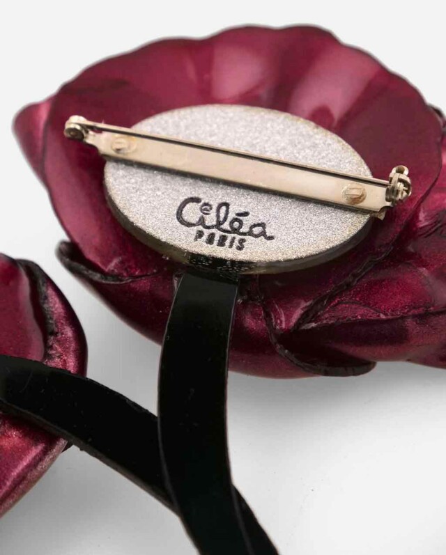 Ciléa Paris - Broche Agnès – Rouge