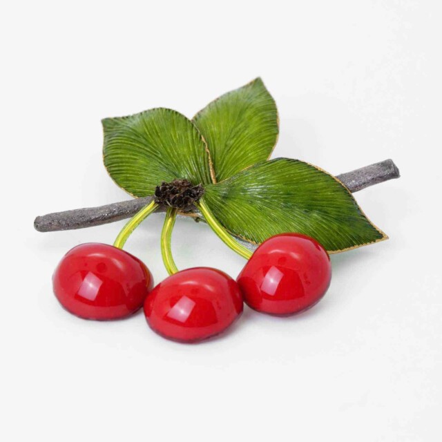 Ciléa Paris - Broche cerise Napoléon