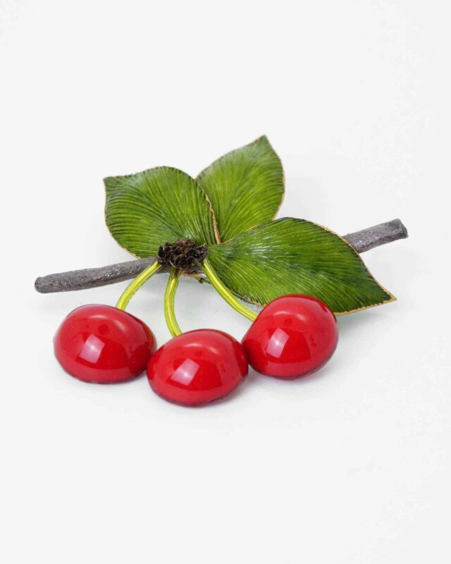 Ciléa Paris - Broche cerise Napoléon