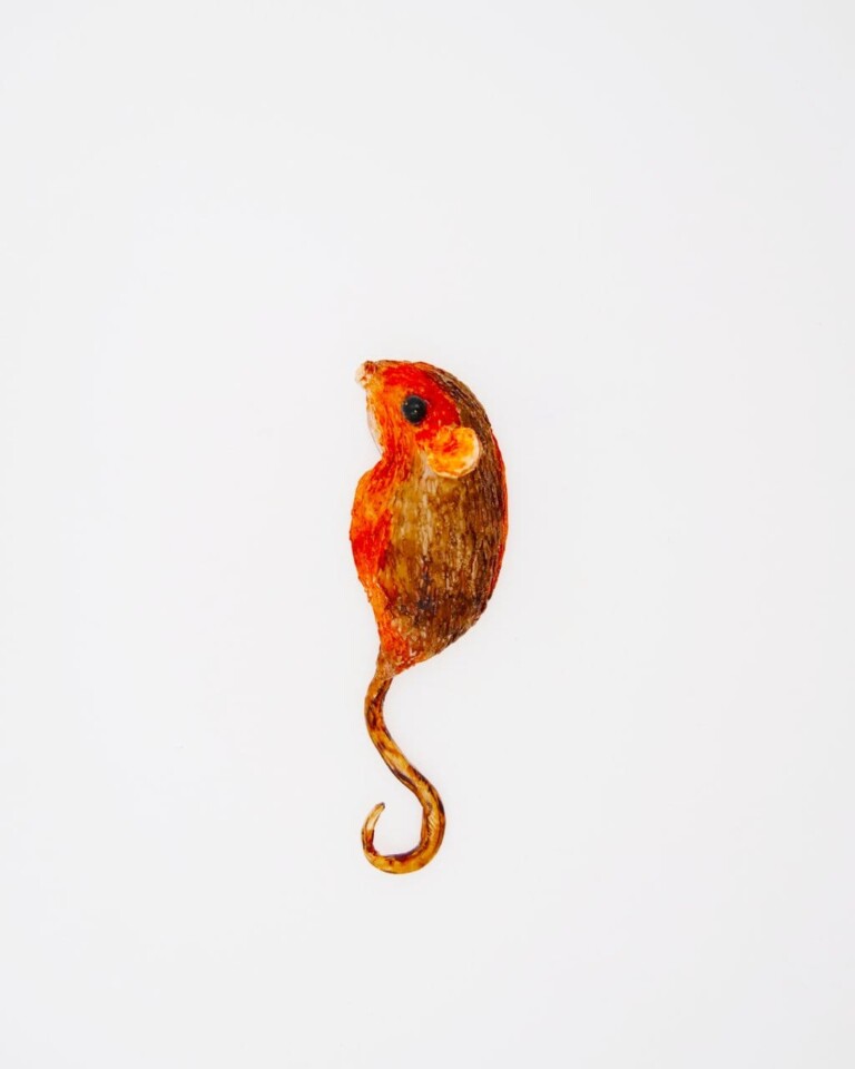 Ciléa Bijoux - Broche souris Mimi – Chocolat