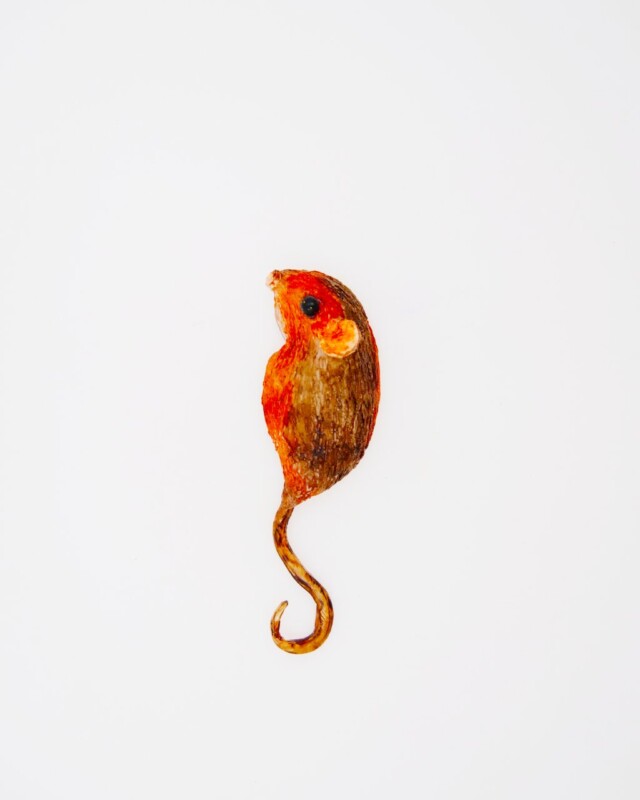 Ciléa Bijoux - Broche souris Mimi – Chocolat