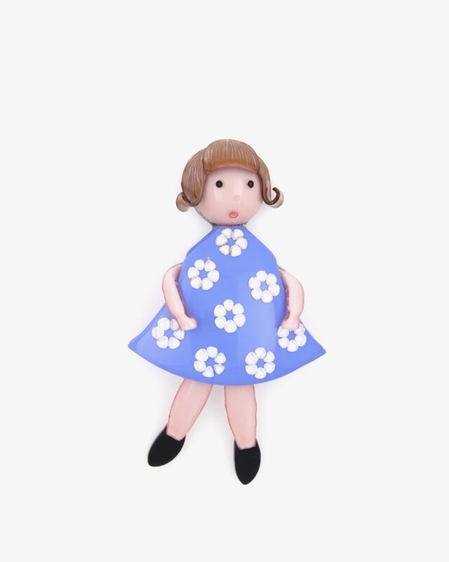 Ciléa Bijoux - Broche fleurie Tifille – Emeraude