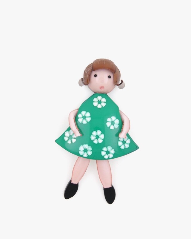 Ciléa Bijoux - Broche fleurie Tifille – Bleuet