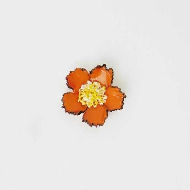 Ciléa Paris - Pin’s fleur Tuba – Vert
