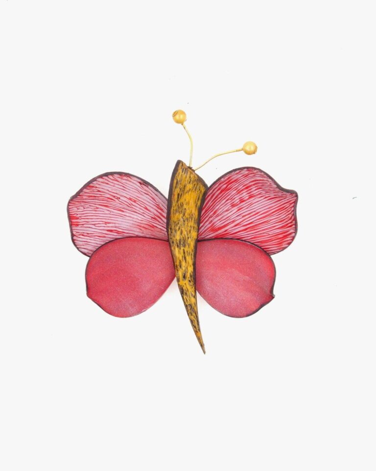 Ciléa Paris - Broche papillon Zora effet velours – Jade