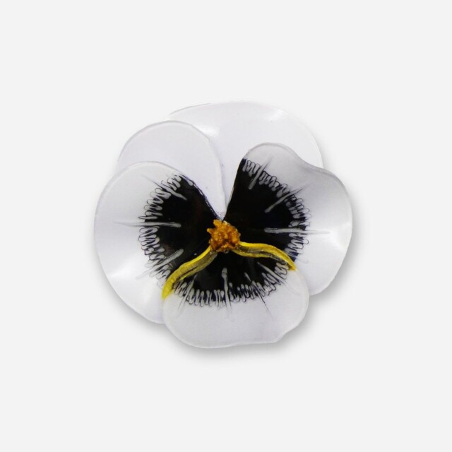 Ciléa Paris - Broche Pensée - Grand – Vert