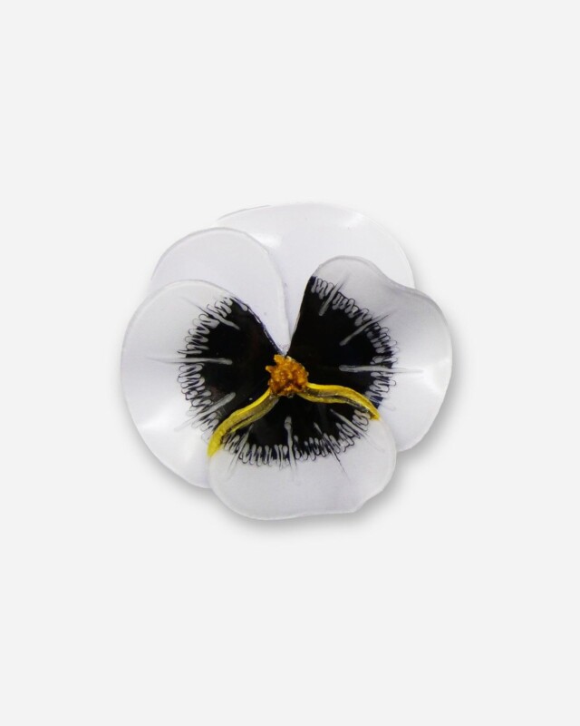 Ciléa Paris - Broche Pensée - Grand – Vert