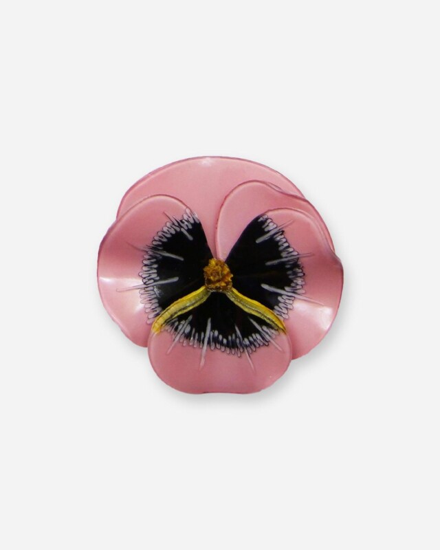 Ciléa Paris - Broche Pensée - Grand – Vert