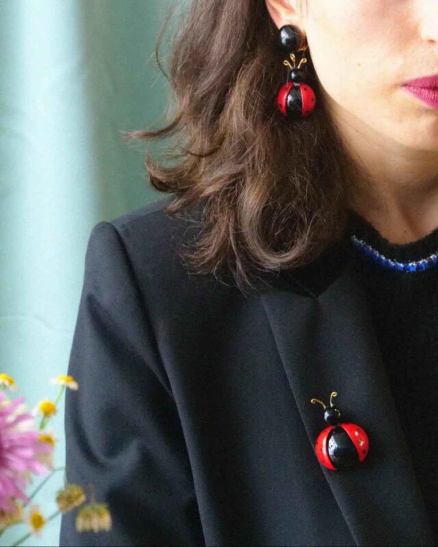 Ciléa Paris - Broche coccinelle Belle - 3 tailles – Petit
