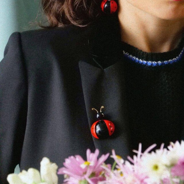 Ciléa Paris - Broche coccinelle Belle - 3 tailles – Petit