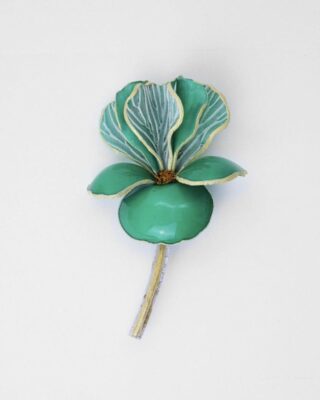 Ciléa Paris - Broche Iris  effet satin