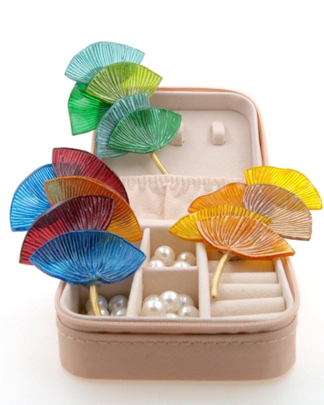 Ciléa Paris - Broche Ebisu – Vert