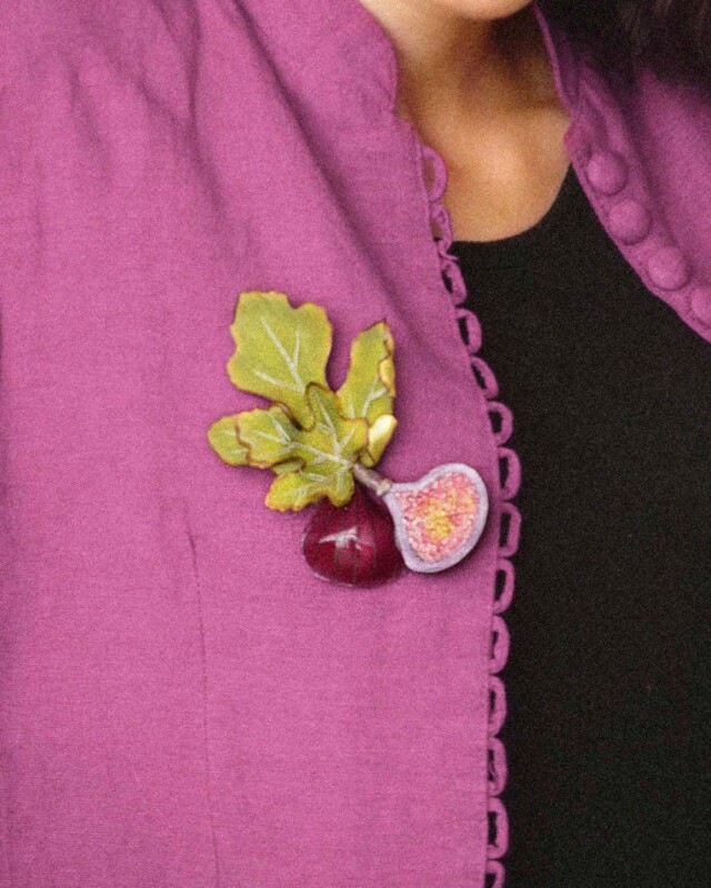 Ciléa Paris - Broches Figues – Vert