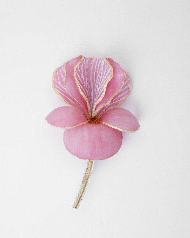 Ciléa Paris - Broche Iris – effet velours