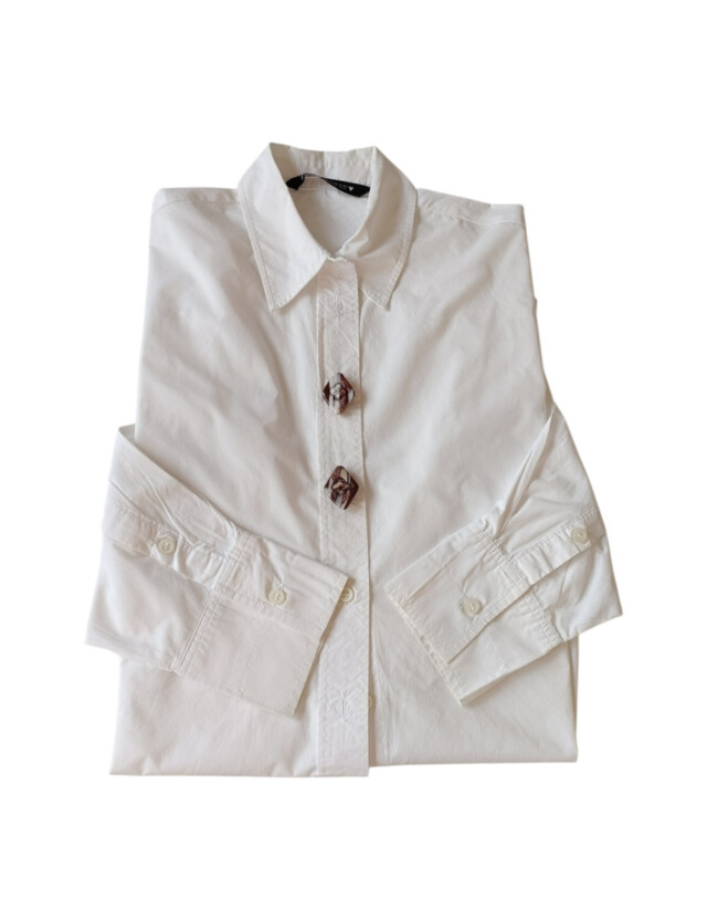 L’Atelier de Patricia - Cache bouton - Choco-Marbré – Beige - chocolat