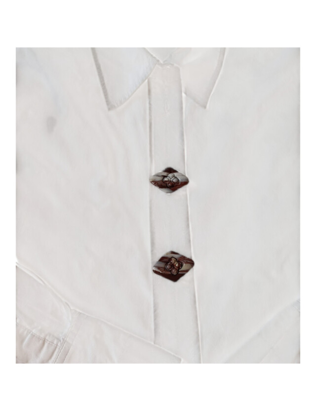 L’Atelier de Patricia - Cache bouton - Choco-Marbré – Beige - chocolat