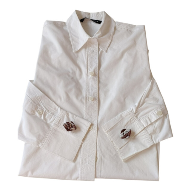 L’Atelier de Patricia - Cache bouton - Choco-Marbré – Beige - chocolat