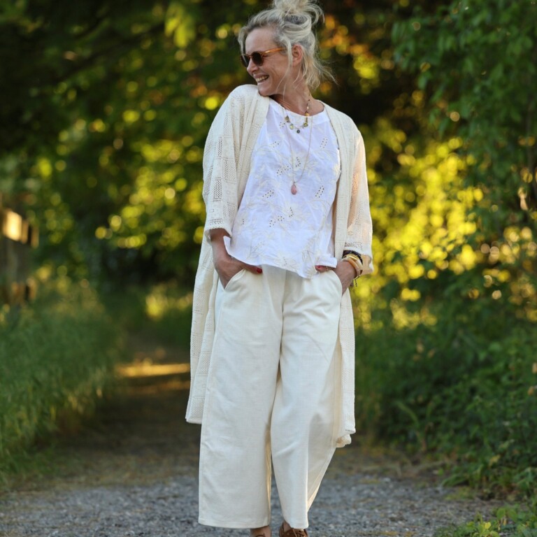 Meta SS25 - Calixte - Coton crocheté ivoire – Taille unique