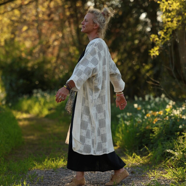 Meta SS25 - Calixte - Coton crocheté ivoire – Taille unique