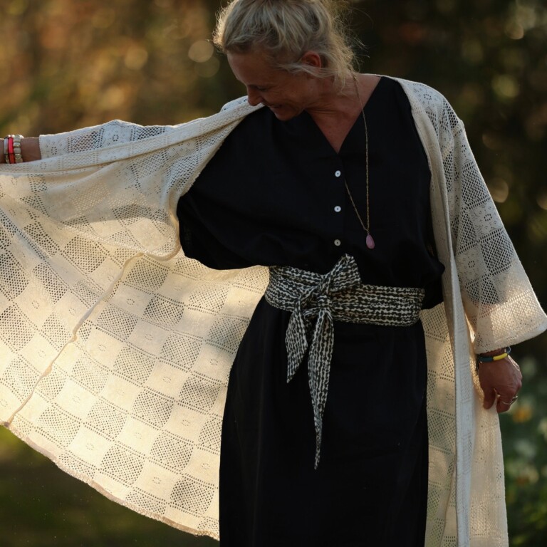 Meta SS25 - Calixte - Coton crocheté ivoire – Taille unique