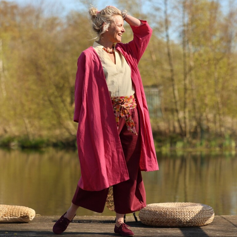 Meta SS25 - Calixte - Coton/Lin Sorbet framboise – Taille unique
