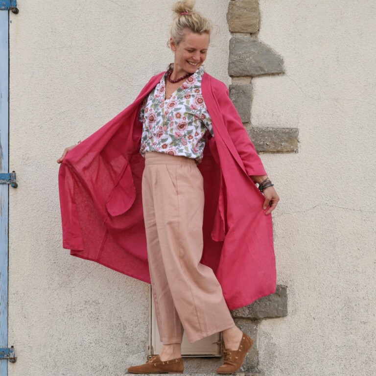 Meta SS25 - Calixte - Coton/Lin Sorbet framboise – Taille unique