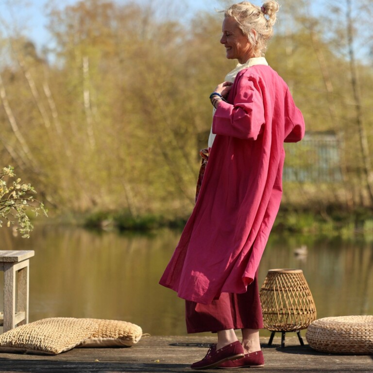 Meta SS25 - Calixte - Coton/Lin Sorbet framboise – Taille unique