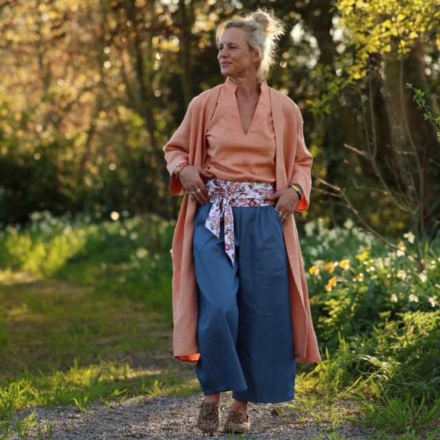 Meta SS25 - Calixte - Lin abricot – Taille unique
