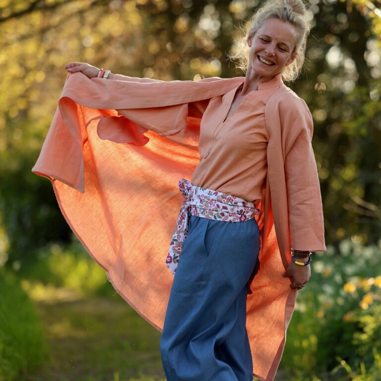 Meta SS25 - Calixte - Lin abricot – Taille unique