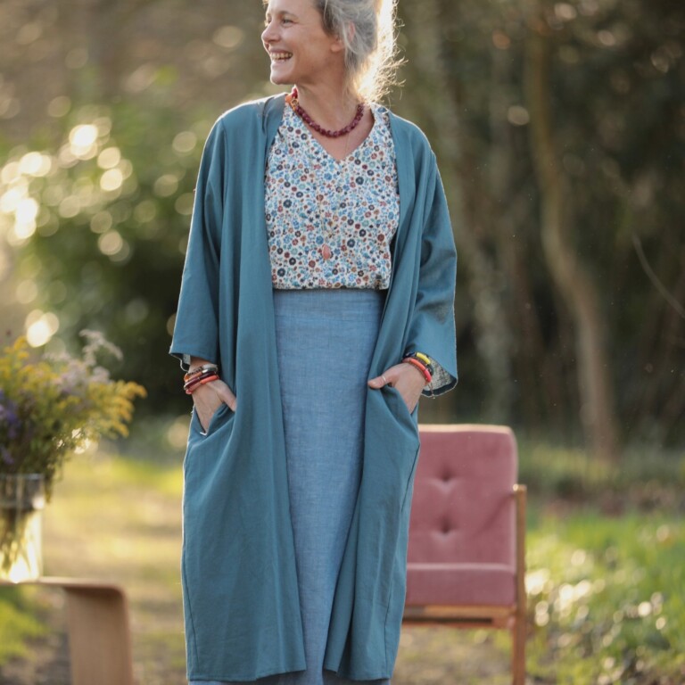Meta SS25 - Calixte - Lin bleu navy – Unique