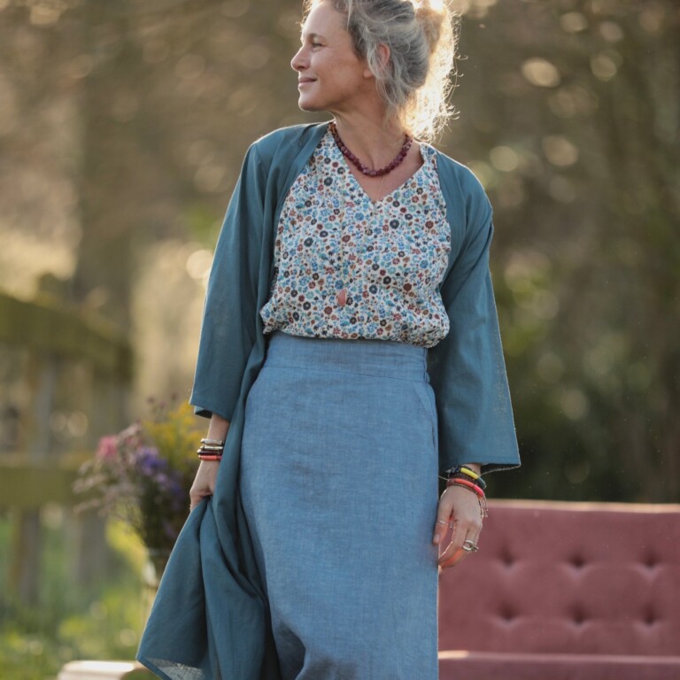 Meta SS25 - Calixte - Lin bleu navy – Unique