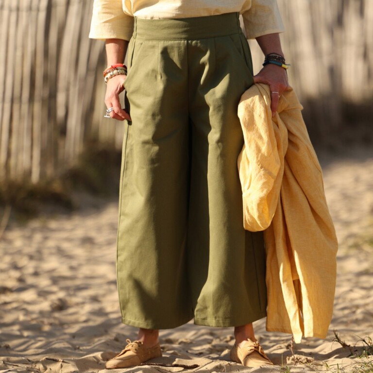 Meta SS25 - Calixte - Lin chiné jaune doux – Taille unique