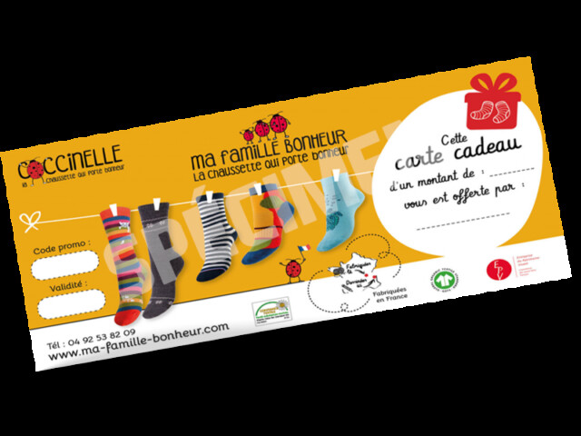 Chaussettes Coccinelle - Carte cadeau – 200€