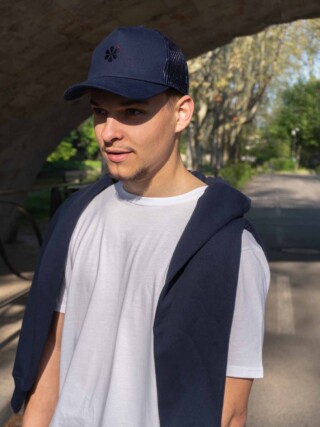 Maison Tricolore - La Casquette Filet Française Homme  Marine