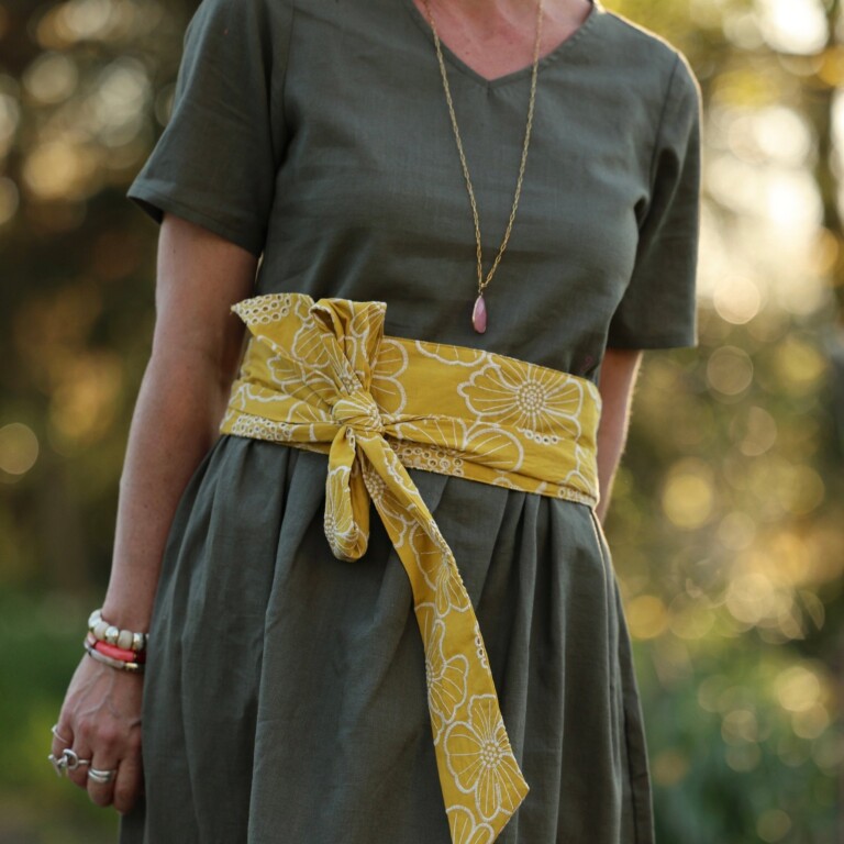 Quintessence - Ceinture Anita – Broderie bouton d'or